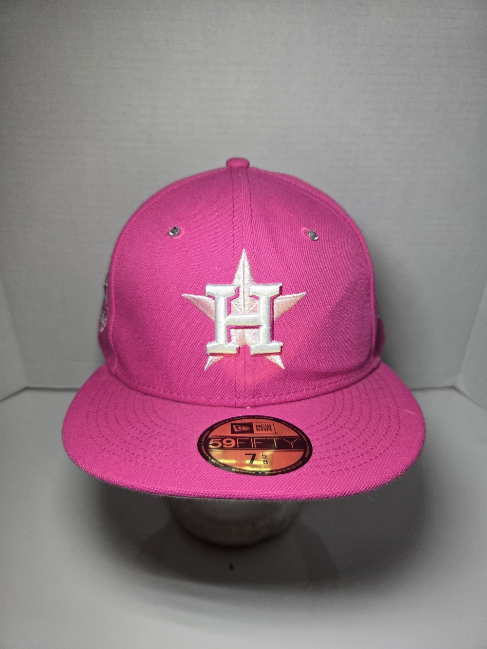 Houston Astros Pink Fitted Hat 7 5/8